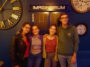 Équipe record Le silence des Moaï escape game Lyon